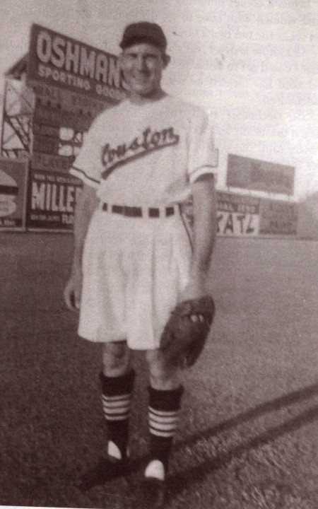 Jerry Witte Models the Late 1950 Uniform Shorts.