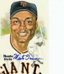 MONTE IRVIN PREZ STEEL AUTO 2