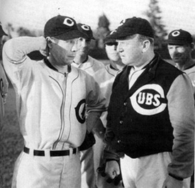 "Are you ready to win another big pennant for the Cubs, Ike?"