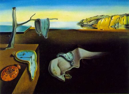 Part One of the "Persistence of Time" Series by Salvador Dali.