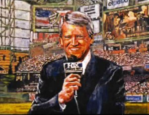 (oil by Opie Oterstad)Bill Brown, Astros TV Broadcaster, 1987-2012 and counting.