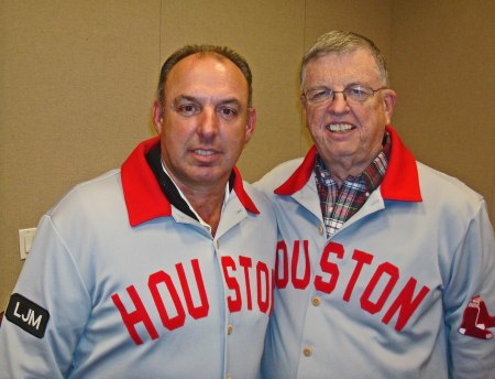 Gary Gaetti (L) and Bob Dorrill at the 12/10/12 meeting of SABR's Larry Dierker Chapter.