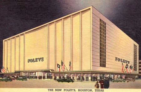 Foley's opened their new 10-story site at Main and Lamar in Houston in 1947.