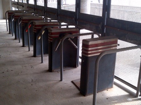 Inside the Gates of the Astrodome Today: Photo by Pecan Park Eagle Contributor Robert Copus in 2012,