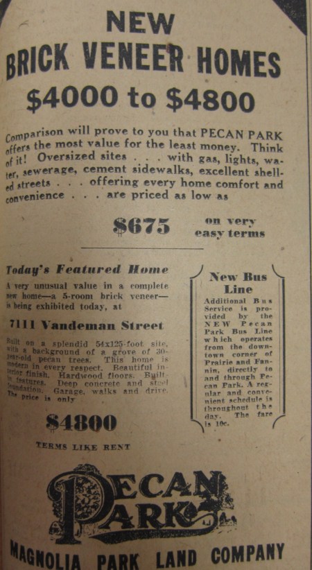 hp 6 jul 1930 pecan park sm