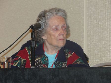 Patricia Anderson, the 86-year old niece of the late White Sox third baseman Buck Weaver, served as a panel member on the Black Sox Scandal discussion.