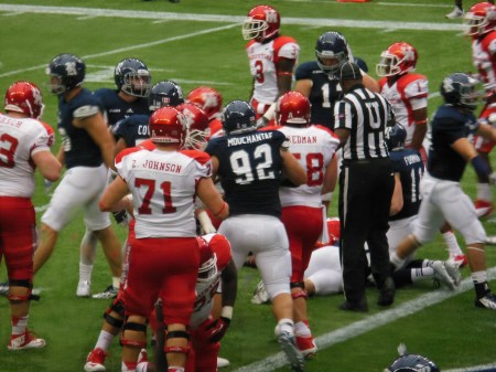 As per usual, the Owls and Cougars mixed it up with a lot of fire for the local trophy bragging rights.