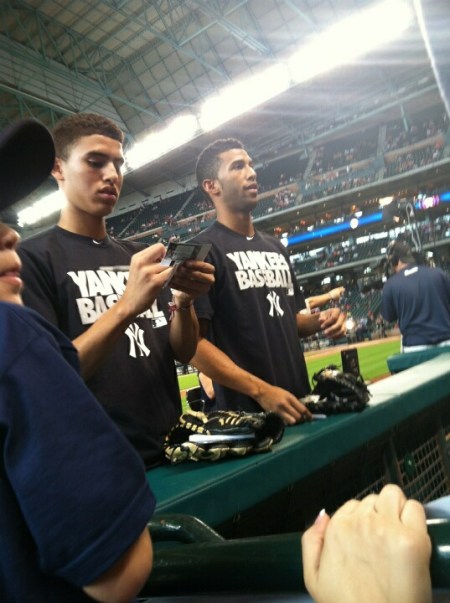 The two Rivera sons came by to greet the MMP crowd.