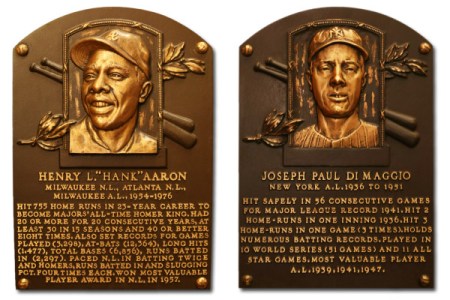Aaron and DiMaggio: Two of the 15 Greats on My List.