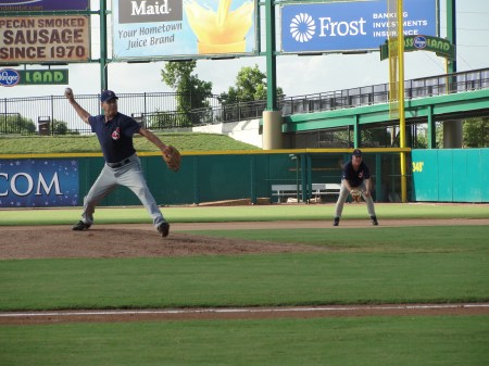 Bob Blair in the early twilight time of Game 5 and a memorable night.