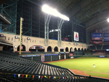 Photo of the Missing Signs at Minute Maid Park by Mike McCroskey, 2/07/2014.