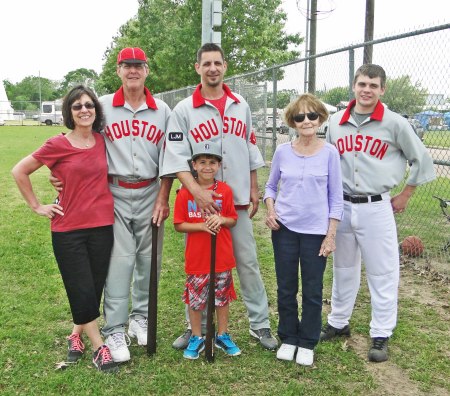 Bob Blair & Family Bob: 1 for 2 1 Run, .500 BA
