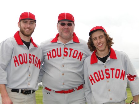 Alex, Larry, and Zach Hajduk are a big part of the Babies game.