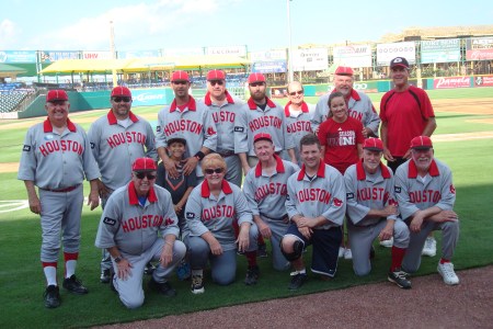 Clubs like the Houston Babies and the Katy Combne find their own Field of Dreams each time they meet in a friendly game of vintage 1860s base ball. All we need now is for Joe Jackson, Moonlight Graham, Kevin Costner, James Earl Jones, and Roy Hobbs to show up.