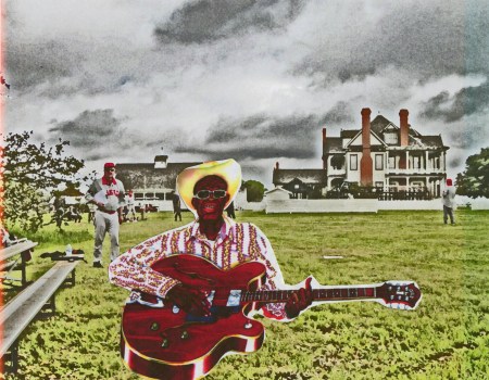 Lightnin' Hopkins at George Ranch Cow Pasture Field # 2 on June 6, 1927. The spirit of the blues man saved the day.