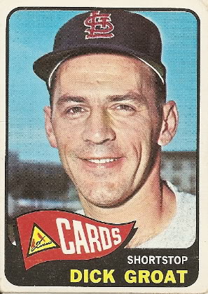 DICK GROAT 1963 WINNER EDDIE DYER AWARD