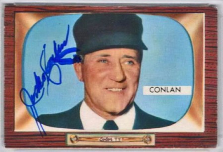 Umpire Jocko Conlan pulled double-duty at the 4th annual Houston MLB Dinner, srving as both the MC and the recipient of the Bill Klem award.