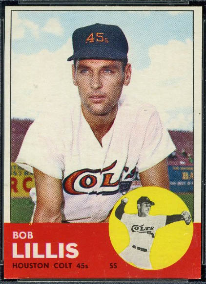 BOB LILLIS 1ST HOUSTON CLUB MVP 1963 AWARD FOR 1962 SEASON