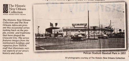 PELICAN STADIUM, 1957.