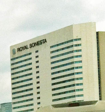 ROYAL SONESTA HOTEL HOUSTON, TEXAS SABR 44 2014 SITE This photo and first by Mike McCroskey.