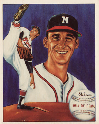 WARREN SPAHN 1962 WINNER DICKIE KERR AWARD