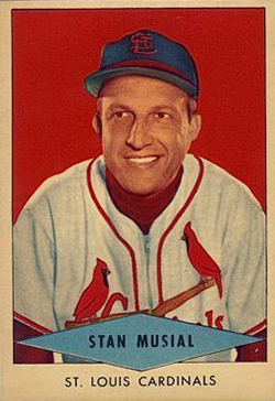 STAN MUSIAL 1962 WINNER TRIS SPEAKER AWARD