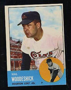 HAL WOODESCHICK OUTSTANDING RELIEF 1963 COLT .45'S