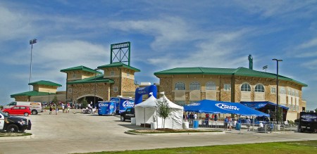 For many SABR 44 attendees, the Thursday night action poured from  a 20 minute bus trip to nearby Constellation Field in Sugar Land for a Skeeters game.