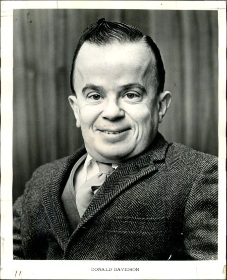 DONALD DAVIDSON 1972 WINNER JOHNNY KEANE AWARD