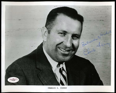 NL PRESIDENT CHUB FEENEY MADE IT THE HEAD TABLE IN 1971.