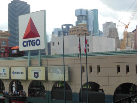 On a rare cooler day in August for Houston, he roof remained open for the Saturday game.