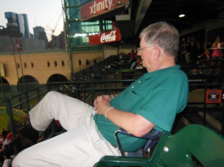 Late in the game of on the next to last day of SABR 44, local Chairman Bob Dorrill finally rested - as well he should have. With all gratitude, Bob had earned it. As Reggie always liked to say about himself, we in Houston can honestly say of Bob Dorrill. - He is straw that stirred the sweet drink that was SABR 44.