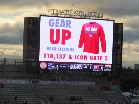 Cougar hopes were high until shortly after the game started.