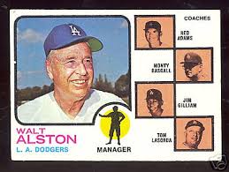 WALT ALSTON 1966 WINNER ROGERS HORNSBY AWARD