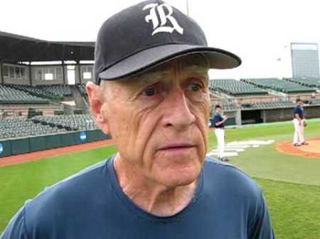 WAYNE GRAHAM RICE BASEBALL COACH 1991 WINNER COLLEGE COACH OF THE YEAR