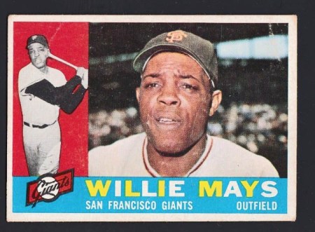 WILLIE MAYS 1966 WINNER TRIS SPEAKER AWARD