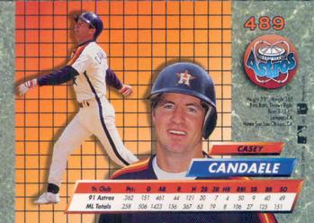 CASEY CANDAELE HOUSTON ASTROS 1993 "MR. HUSTLE" AWARD