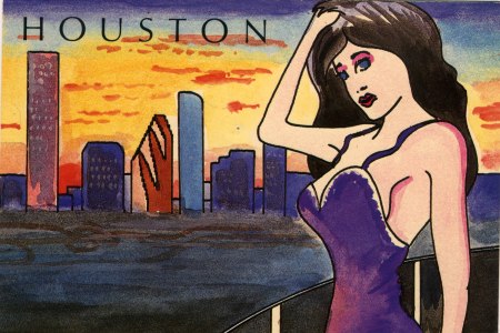 "Hi! My NAME'S BARBARA AND I LIVE OVER IN NEARBY MID-TOWN! ~ DO YOU THINK I CAN MAKE THE HOUSTON ASTROS GENTLE GENDER TEAM?