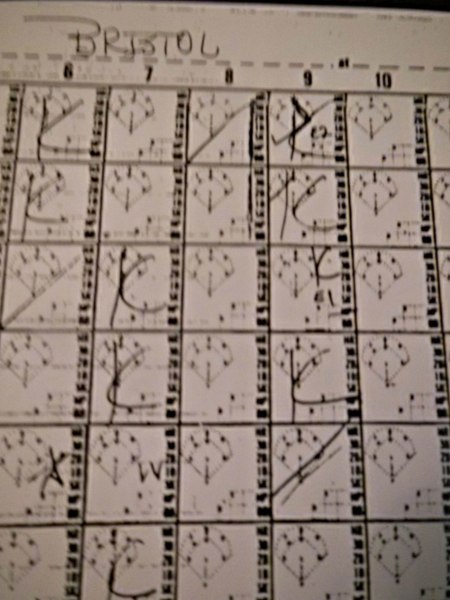 How does a pitcher get 27 K's in one game when he goes into the 9th with only 26 K's in the can? It's easy. Check out this picture from the lsing Bristol club's 9th. Neccia struck out 4 in the 9th when one K reached base because the Bristol catcher dropped strike three.