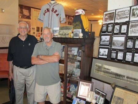 Ron Necciai (L) & Ken Barbao Two Mon Valley Guys Donora Historical Society, 2014