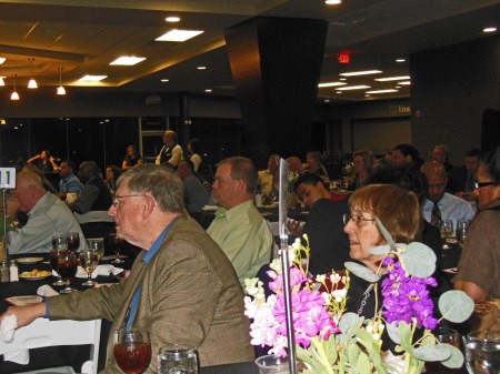 Bob and Peggy Dorilll of SABR also paid close attention to this evening's program.