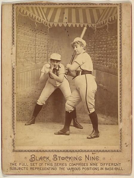 If this is one of the nine baseball positions these girls are capable of demonstrating,  one has to wonder about  the total number of positions the girls were capable of demonstrating, alone and together.