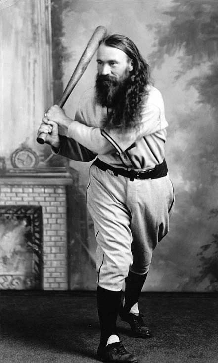 DOC TALLY HOUSE OF DAVID, 1914-1950  THE BEARDED BABE RUTH?