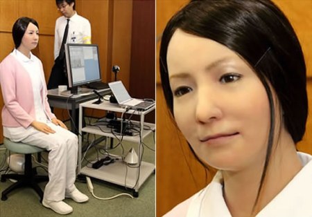 Robot Nurse Model A3452 Made in Japan Human in a Creepy Sort of Way