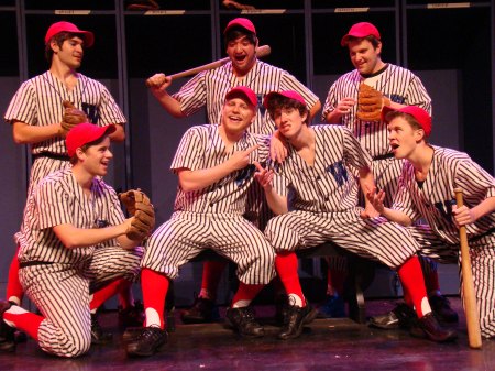 "You Gotta Have Heart!" And, bearing a close dugout resemblance singing the famous in this photo, the Astros again proved that they've got miles and miles of HEART!"