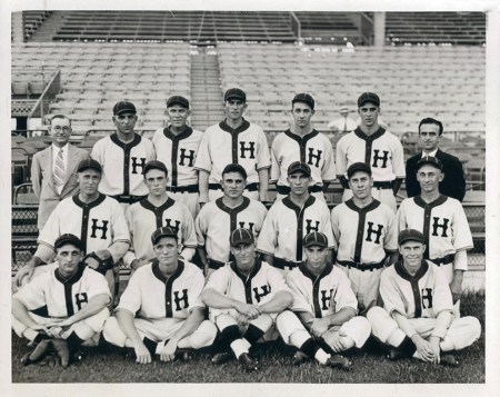The 1933 Houston Buffs from an online photo find by John Watkine, SABR