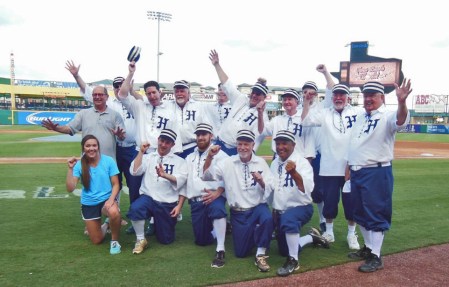 HOUSTON BABIES CELEBRATE SUNSHINE AND THE PURSUIT OF HAPPINESS ON A DAY IN WHICH THE ONLY BAD THING WAS A 7-2 LOSS TO A TEAM OF GOOD SPORTS, THE KATY COMBINE.