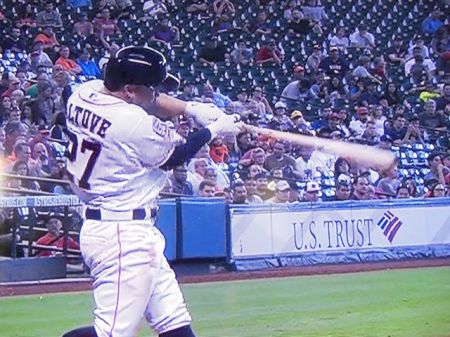 It's 2015. The Astros have on of the best records in baseball. The 2014 AL batting champion is swinging away. - What's missing in this picture?