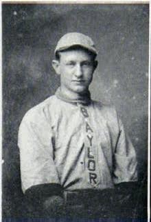 Dick Hooper Baylor University Baseball, 1912