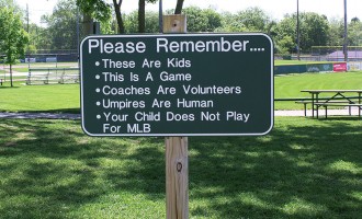 People who put their kids into youth baseball should remember all these items, especially, the last one on the list.